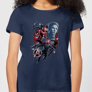 T-shirt Avengers: Endgame Shield Team - Femme - Bleu Marine