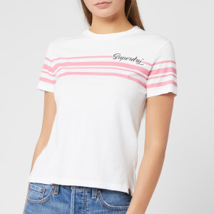Superdry Women's Leona Graphic T-Shirt - Bright White