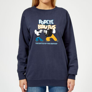 Popeye Popeye Vs Brutus Women's Sweatshirt - Navy