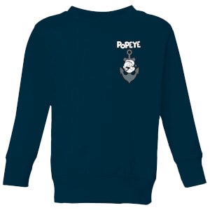 Popeye Anchor Kids' Sweatshirt - Navy
