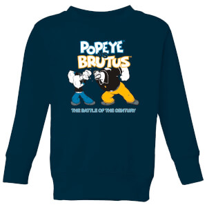 Popeye Popeye Vs Brutus Kids' Sweatshirt - Navy