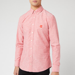 BOSS Men's Mabsoot Oxford Shirt - Red
