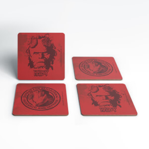 Hellboy B.P.R.D. Hero Coaster Set