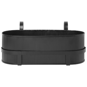 Ferm Living Bau Balcony Pot - Black