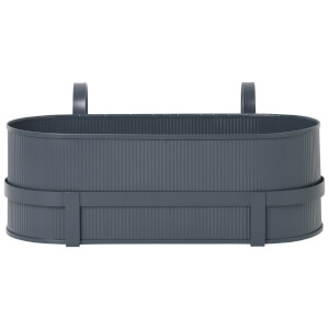 Ferm Living Bau Balcony Pot - Dark Blue