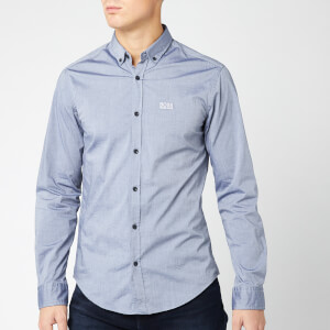BOSS Men's Biado Shirt - Mid Blue