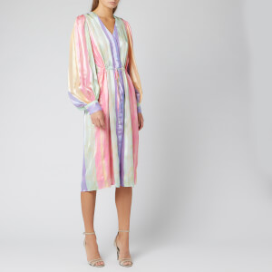 Stine Goya Women's Violet Midi Dress - Altitude Stripes
