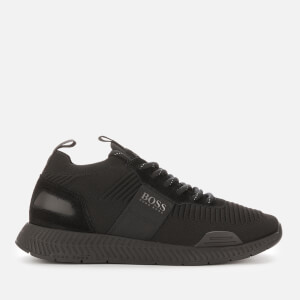 hugo boss titanium knit trainers
