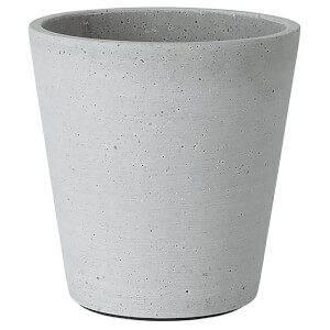 Blomus Coluna Flower Pot - Grey 14.5cm x 14cm