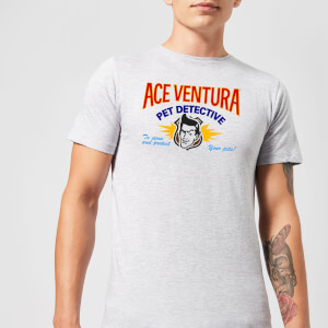 Ace Ventura Serve And Protect Your Pets Men's T-Shirt - Grey
