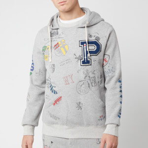 Polo Ralph Lauren Men's Graffiti College Hoody - Light Grey Heather