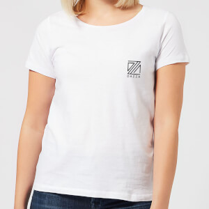 Dazza Pocket Text Women's T-Shirt - White