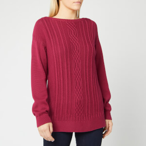 Barbour Women's Stockehold Knit Jumper - Deep Pink
