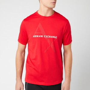 Armani Exchange Men's Ax Large Logo T-Shirt - Absolute Red