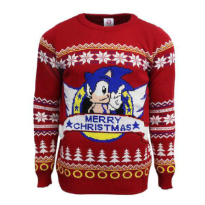 Classic Sonic Official Knitted Christmas Jumper