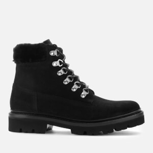Grenson Women's Brooke Suede Hiking Style Boots - Black