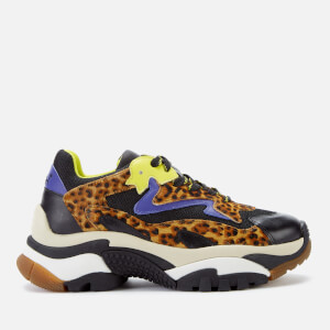 Ash Women's Addict Chunky Running Style Trainers - Black/Black/Tan/Indigo/Lime
