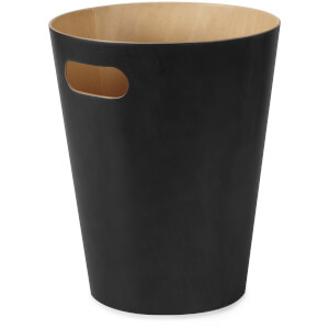 Umbra Woodrow Waste Can - Black