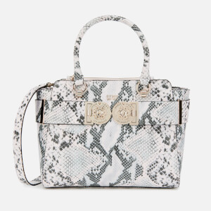 Guess Women's Carina Society Satchel - Pink Python