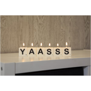 YAASSS - Letter Candle Gift Pack