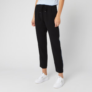 BOSS Women's Safalir Jogging Pants with Stripe - Black