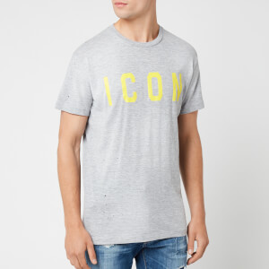Dsquared2 Men's Icon T-Shirt - Grey/Yellow