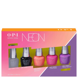 OPI Limited Edition PUMP Neon Collection - Infinite Shine Nail Polish 5 Piece Mini Pack