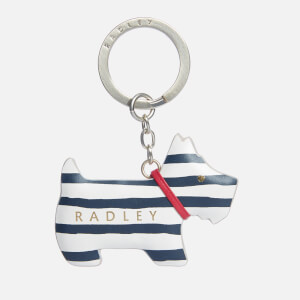 Radley Women's Go Walkies-Stripe Keyring - Chalk