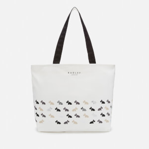 Radley Women's Multi Dogs Large Zip Top Tote Bag - Natural