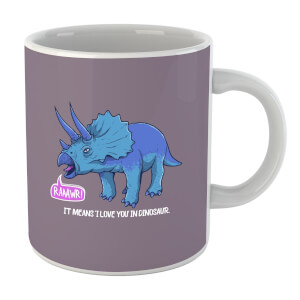 Rawr It Means I Love You In Dinosaur Mug