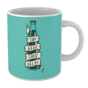 Sun Beer Sand Relax Mug