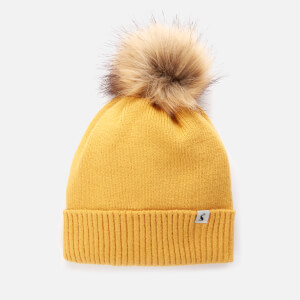 Joules Women's Snowday Pom Hat - Gold