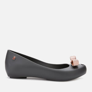 Melissa Women's Ultragirl Chrome Tie Ballet Flats - Black