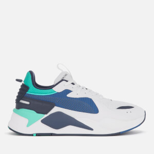 Puma Men's RS-X Hard Drive Trainers - Puma White/Galaxy Blue