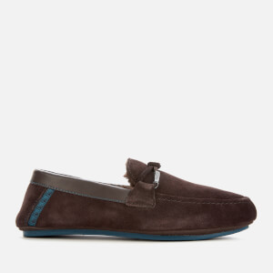 Ted Baker Men's Valcent Suede Mocassin Slippers - Brown