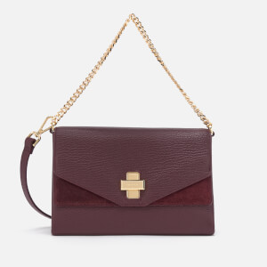 Ted Baker Women's Bethan Flip Clasp Cross Body Bag - Oxblood