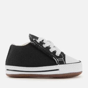 Converse Babies Chuck Taylor All Star Cribster Canvas Mid Trainers - Black/Natural Ivory/White
