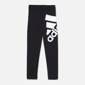 adidas Girls' Young Girls BOS Tights - Black