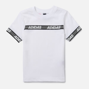 adidas Boys' Young Boys Sid Branded T-Shirt - White