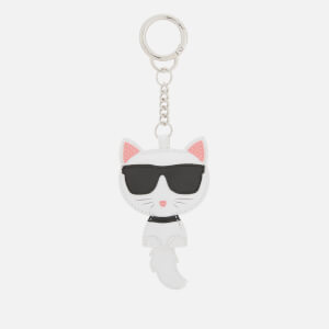 Karl Lagerfeld Women's K/Ikonik Choupette Keychain - White