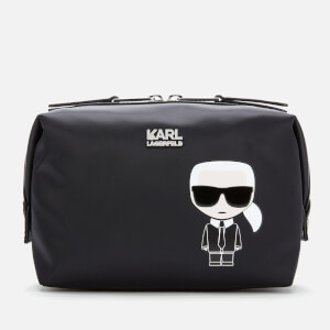 Karl Lagerfeld Women's K/Ikonik Wash Bag - Black