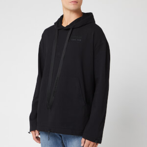 Maison Kitsuné Men's Elasticated Oversized Hoodie - Black