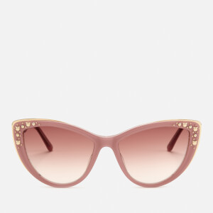 Karl Lagerfeld Women's Cat Eye Frame Sunglasses - Violet