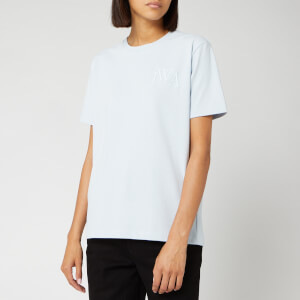 JW Anderson Women's JWA Embroidery Logo T-Shirt - Glacier Blue