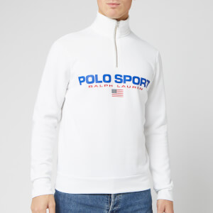 Polo Sport Ralph Lauren Men's Half Zip Sweatshirt - White