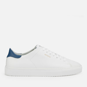 Axel Arigato Men's Clean 90 Leather Cupsole Trainers - White/Blue