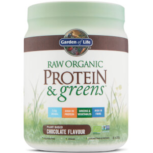 Organic Raw Protein And Greens Powder - Chocolate - 458G