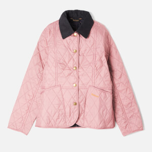 Barbour Girl's Liddesdale Quilt Jacket - Rose Bay/Navy