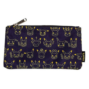 Loungefly Pokemon Pikachu Expressions Nylon Pencil Case