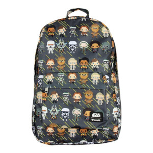 Loungefly Star Wars Solo Chibi Characters Nylon Backpack